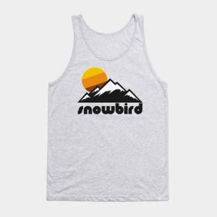 Retro Snowbird ))(( Tourist Souvenir Travel Design Tank Top